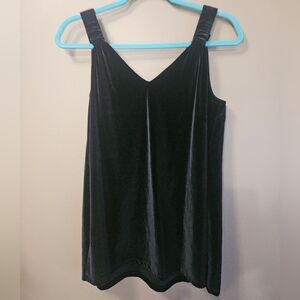 Octavia Maternity Women's Size S Velour Tank Top Black